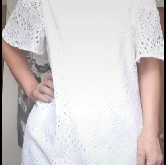 Misses' Eyelet Dress - Picture 3 of 8